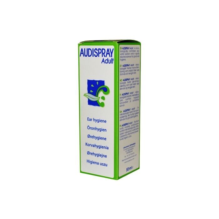 Audispray Adult, roztwór wody morskiej, higiena uszu, 50 ml main product photo