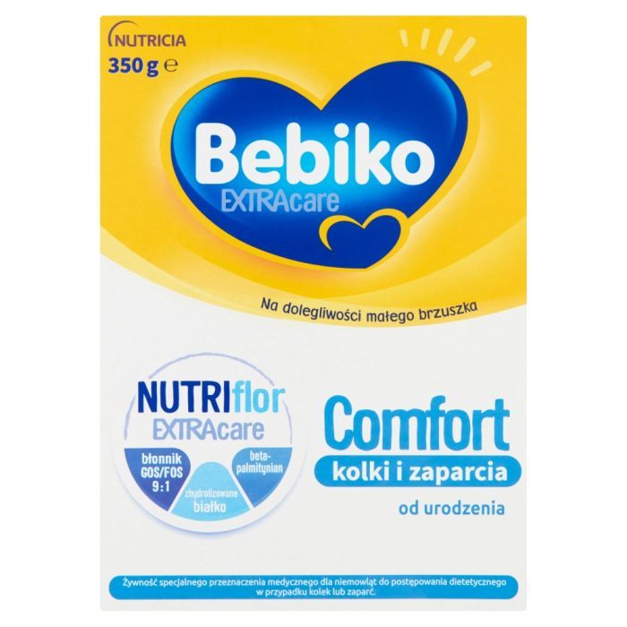 Bebiko Comfort Nutriflor Extracare, żywność specjalnego przeznaczenia dla niemowląt od urodzenia, 350 g main product photo