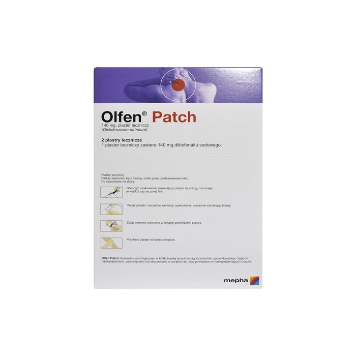 Olfen Patch, 140 mg, plastry lecznicze, 2 szt. main product photo