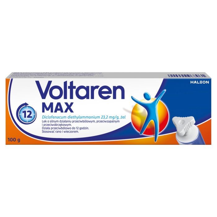 Voltaren Max, 23,2 mg/g, żel, 100 g main product photo
