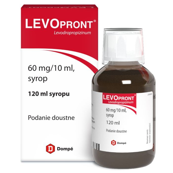 Levopront, 60 mg/10 ml, syrop, 120 ml main product photo