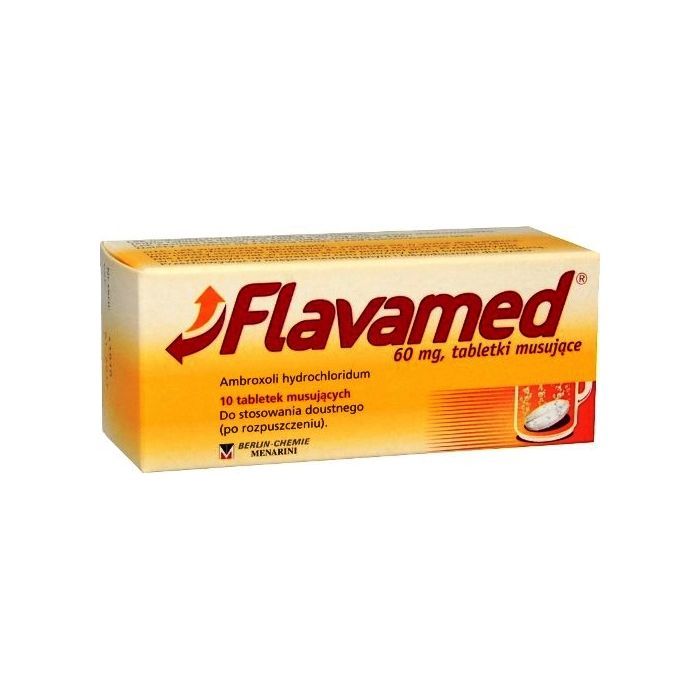 Flavamed, 60 mg, tabletki musujące, 10 szt. main product photo
