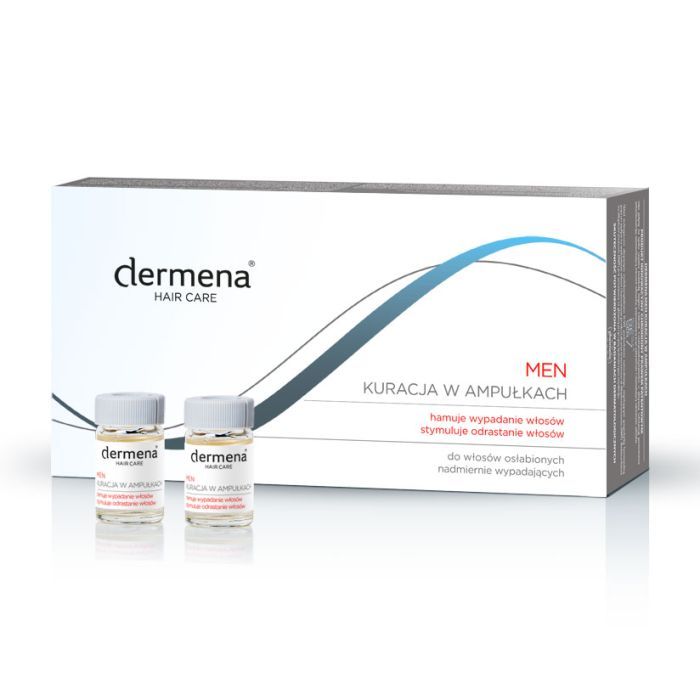 Dermena Men, kuracja, hamuje wypadanie wlosow, 5ml,15amp main product photo