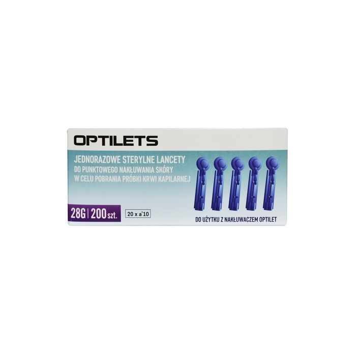 OptiLets, jednorazowe, sterylne lancety, 200 szt. main product photo