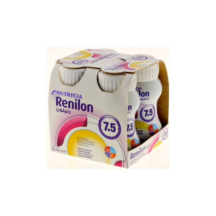 Renilon 7.5, 125 ml,plyn odzyw.,sm.karmelowy, 4 szt main product photo