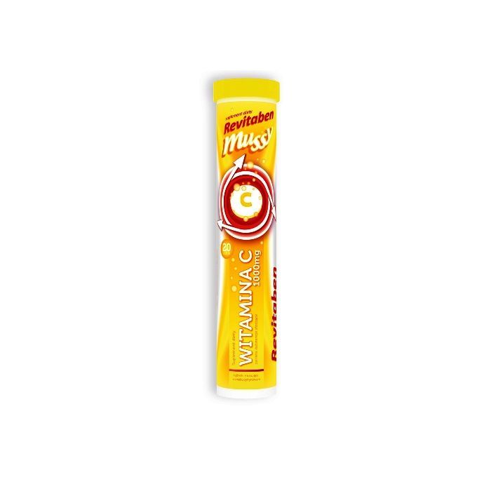 Revitaben Mussy Witamina C 1000 mg, tabletki musujące, 20 szt main product photo