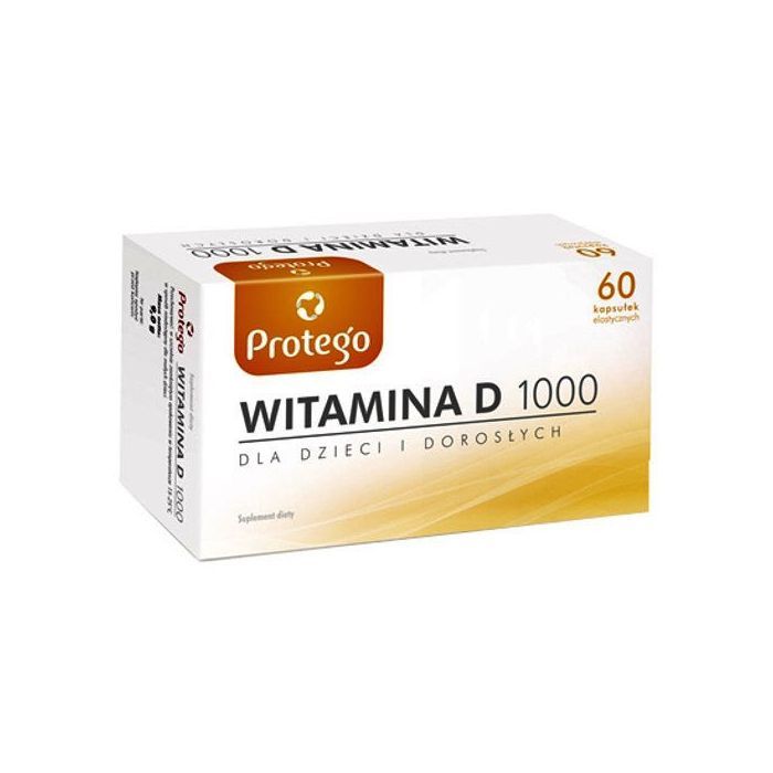 Protego Witamina D 1000, kapsułki elastyczne, 60 szt. main product photo