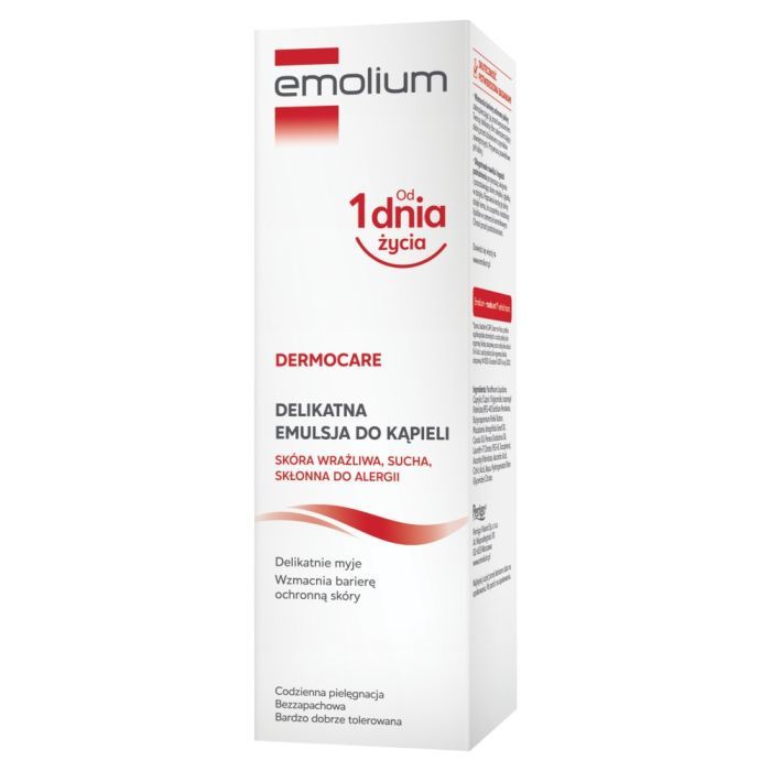 Emolium Dermocare, Delikatna emulsja do kąpieli, 200 ml main product photo