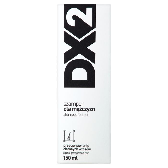 DX2, szampon dla mężczyzn przeciw siwieniu ciemnych włosów, 150 ml main product photo