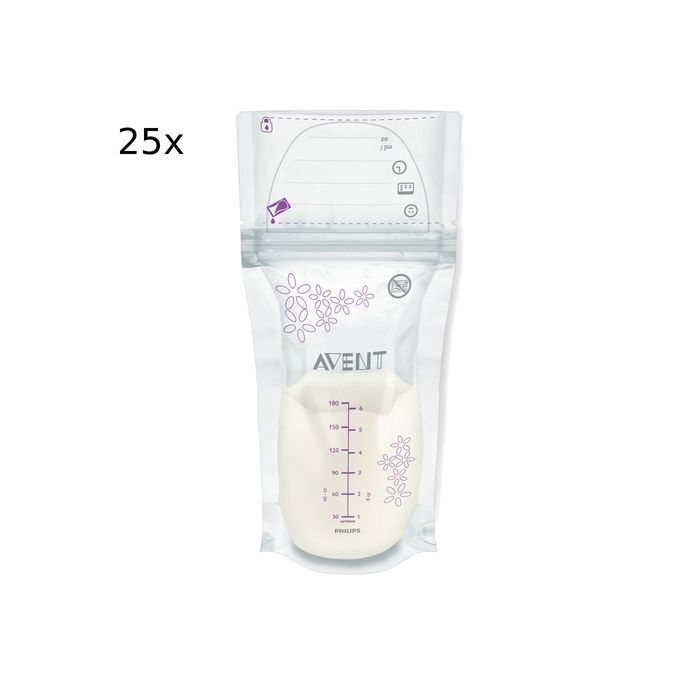 Avent, woreczki, do przechow.pokarmu,SCF603/25,180 ml, 25szt main product photo