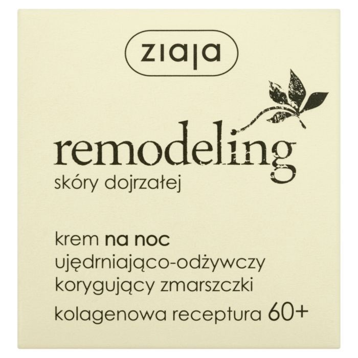 Ziaja Remodeling 60+, krem, ujedrn-odzywczy,n/noc, 50 ml main product photo