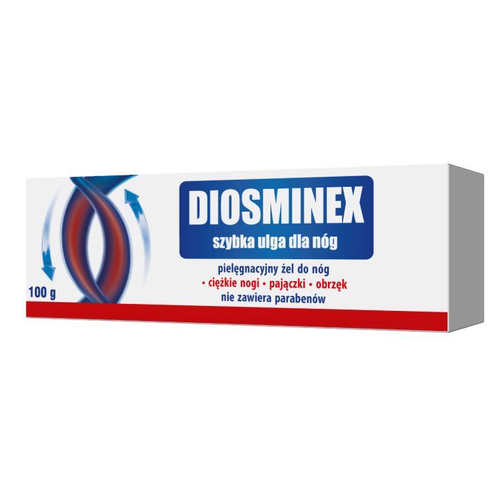 Diosminex szybka ulga dla nóg, żel, 100 g main product photo