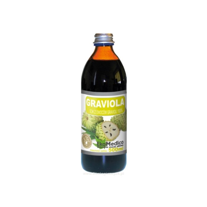 Graviola, sok, z owocow gravioli, 500 ml main product photo