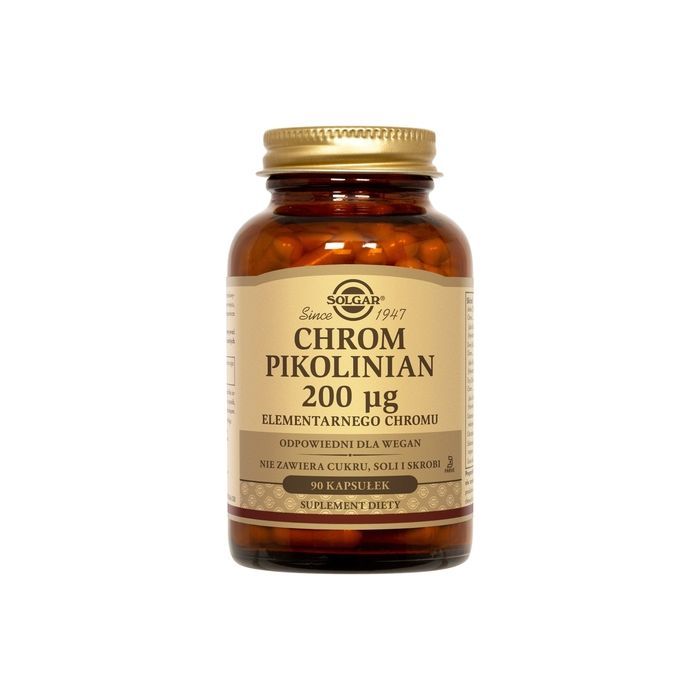 Solgar Chrom Pikolinian, kaps., 90 szt main product photo
