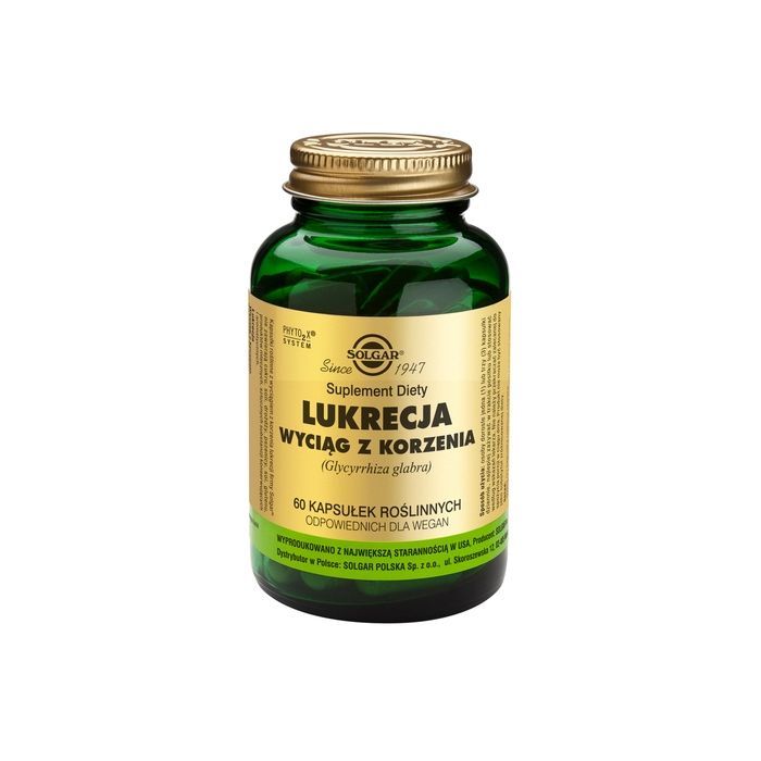 Solgar Lukrecja wyciag z korzenia, kaps., 60 szt main product photo