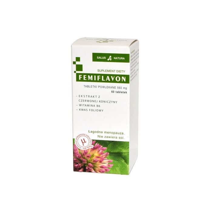Femiflavon, 560 mg, tabletki powlekane, 60 szt. main product photo