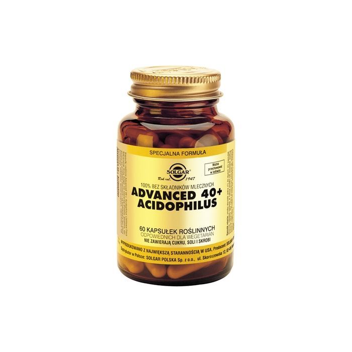 Solgar Advanced 40+ Acidophilus, kaps., 60 szt main product photo