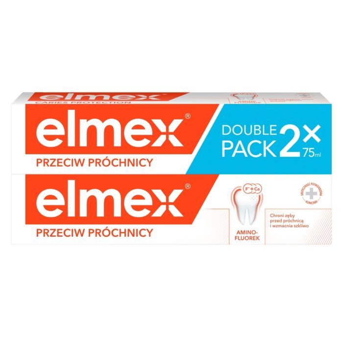 Zestaw Promocyjny Elmex, Przeciw Próchnicy, pasta do zębów, 75 ml x 2 opakowania main product photo