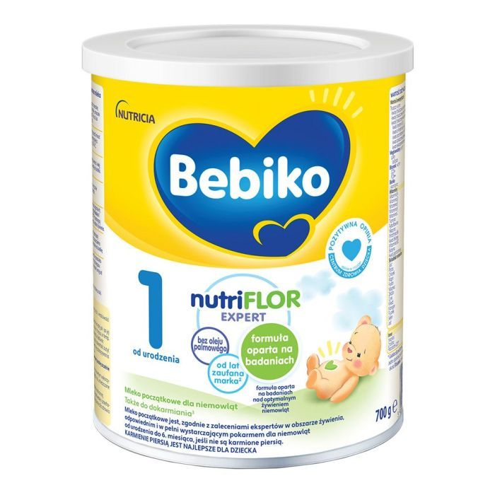 Bebiko 1 NUTRIflor Expert, mleko początkowe dla niemowląt, od urodzenia, proszek, 700 g main product photo
