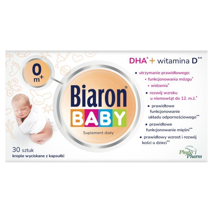 Bioaron Baby 0+, krople wyciskane z kapsułki, 30 szt. main product photo