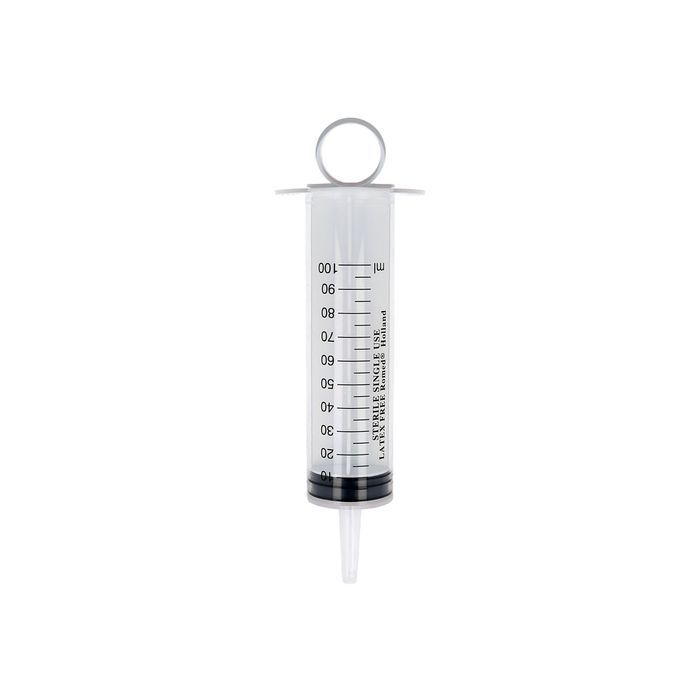 Romed, strzykawka, 100 ml, 3-częściowa do cewnika, 1 szt main product photo