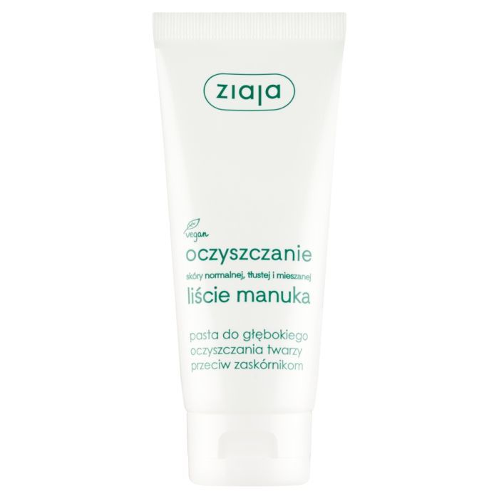 Ziaja Liście Manuka-Oczyszczanie, pasta do głębokiego oczyszczania twarzy, 75 ml main product photo