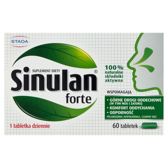 Sinulan Forte, tabletki powlekane, 60 szt. main product photo