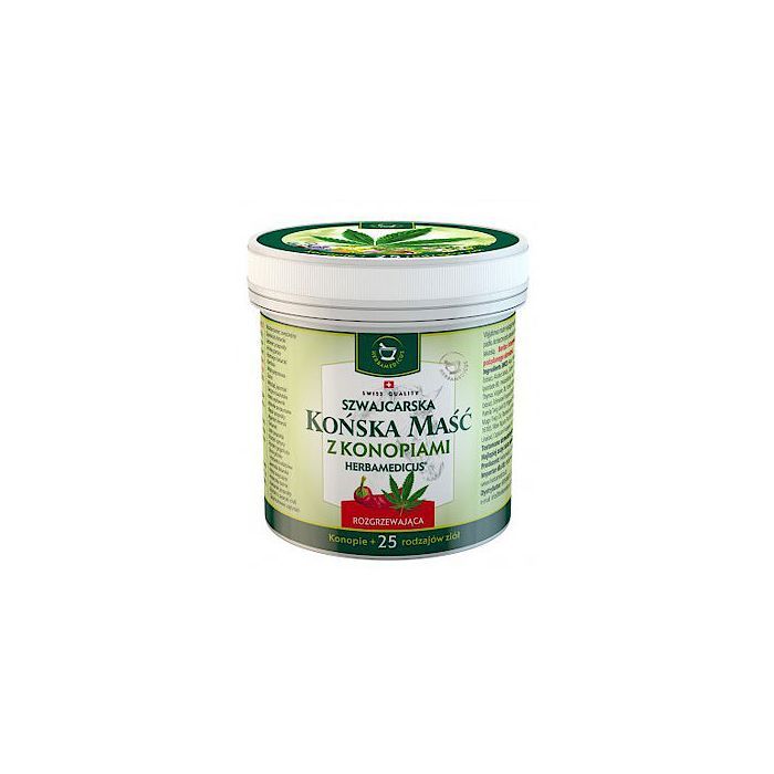 Masc konska, rozgrzew., szwajc,z konop,Herbamedicus,250 ml main product photo