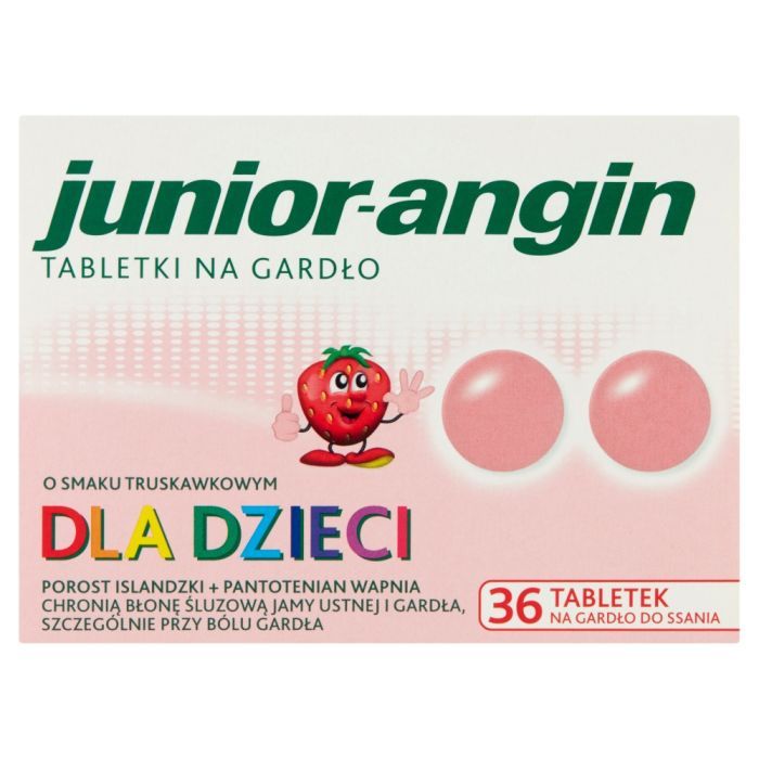 Junior angin, tabletki na gardło, 36 szt. main product photo