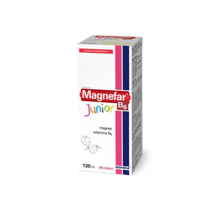 Magnefar B6 Junior, syrop, 120 ml main product photo