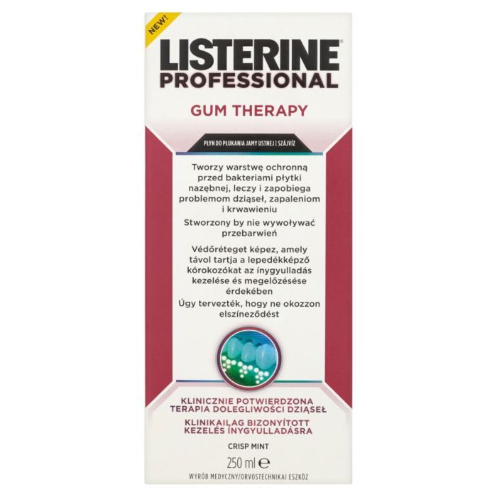 Listerine Professional Gum Therapy, płyn do płukania jamy ustnej, 250 ml main product photo