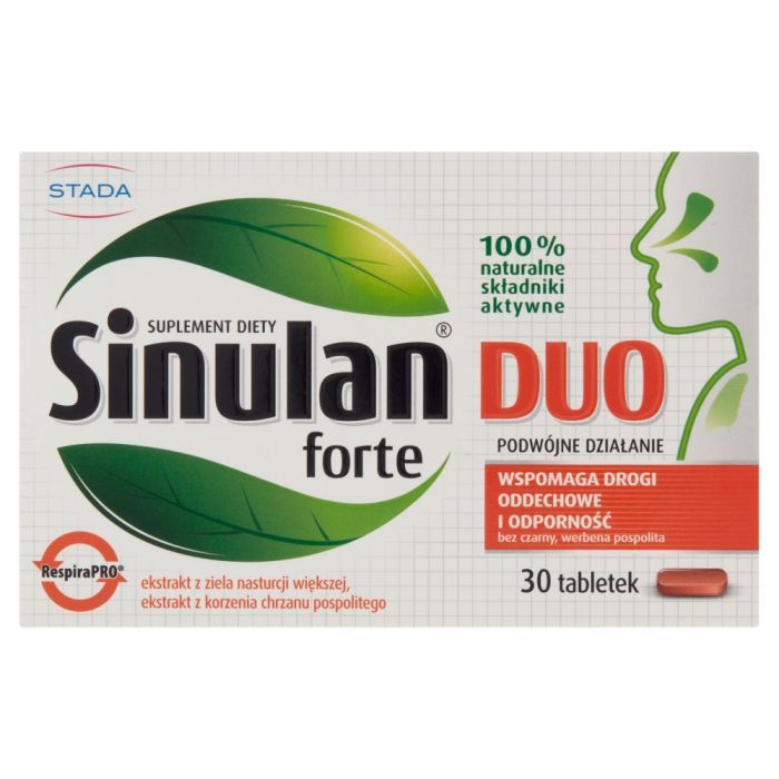 Sinulan Duo Forte, tabletki powlekane, 30 szt. main product photo