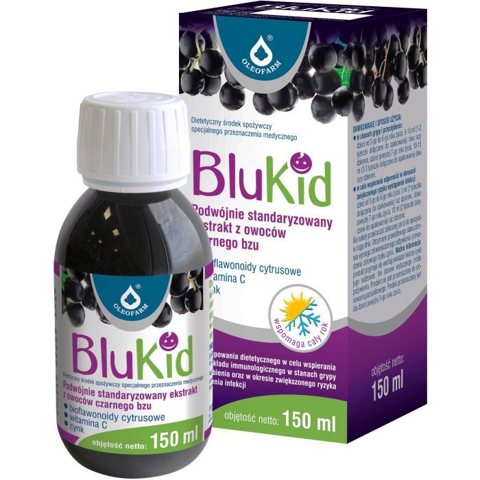 Blu Kid, syrop powyżej 3 roku życia, 150 ml main product photo