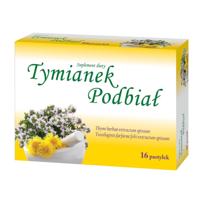 Tymianek Podbiał, pastylki, 16 szt. main product photo