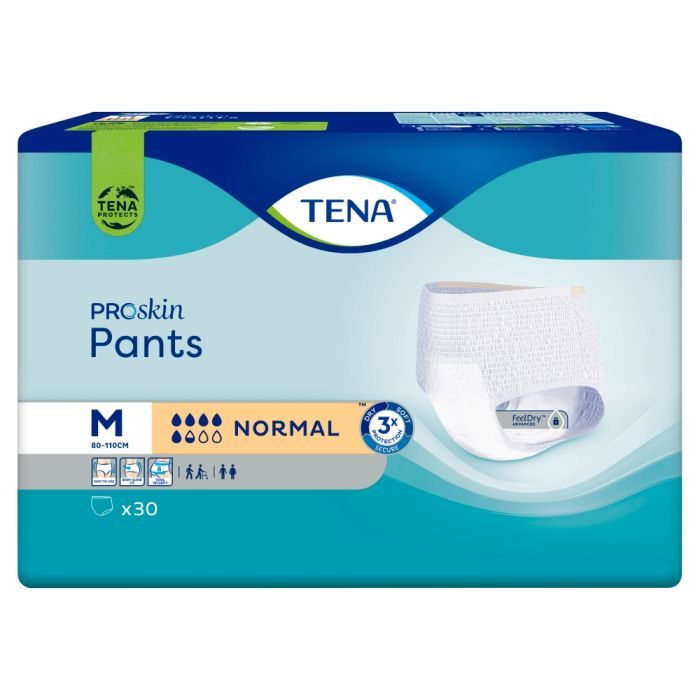 TENA Pants ProSkin Normal, majtki chłonne, rozmiar M, 30 szt. main product photo