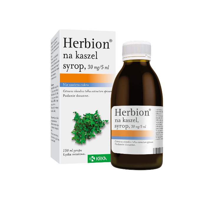 Herbion na kaszel, 30 mg/5 ml, syrop, 150 ml main product photo