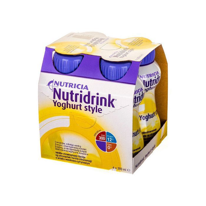 Nutridrink Yoghurt style, plyn, o sm.wanil-cytryn,4 x 200 ml main product photo
