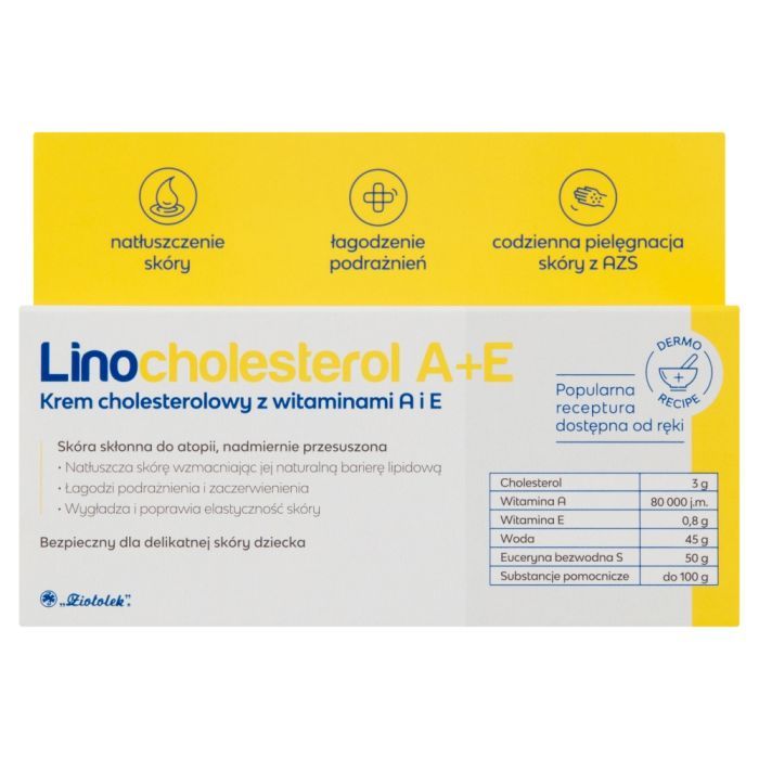 Linocholesterol A+E, krem cholesterolowy z witaminami A i E, 50 g main product photo