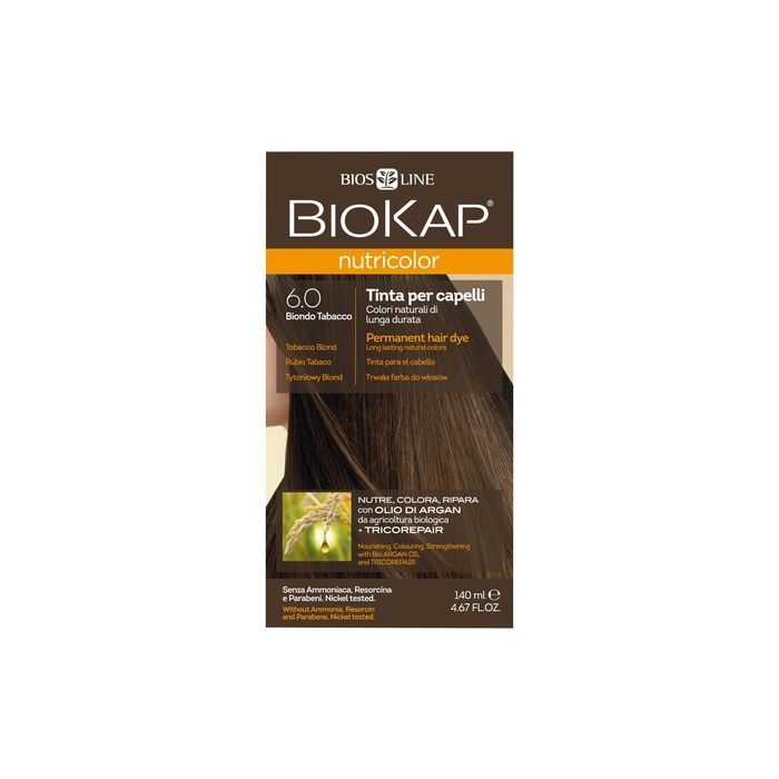 Biokap Nutricolor, farba,d/wl., 6.0,tytoniowy blond, 140 ml main product photo