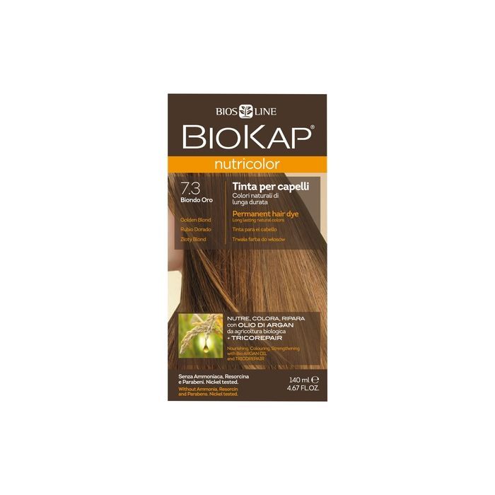 Biokap Nutricolor, farba,d/wl., 7.3,zloty blond, 140 ml main product photo