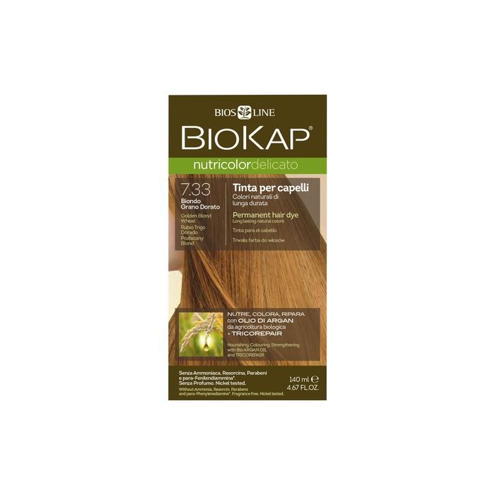 Biokap Nutricolor Delic, farba,d/wl,7.33,pozlac.blond,140ml main product photo