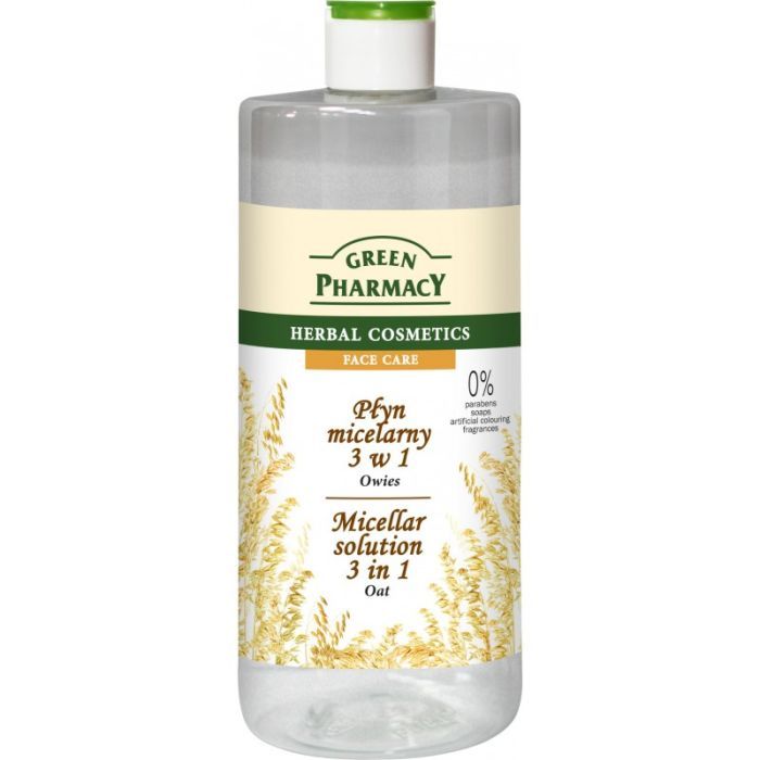 Green Pharm.,plyn,micelarny,3w1, Owies, 500 ml main product photo