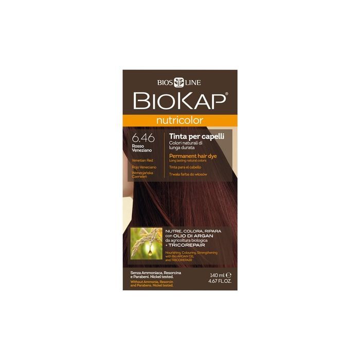 Biokap Nutricolor, farba,d/wl., 6.46,wenec.czerwien, 140 ml main product photo