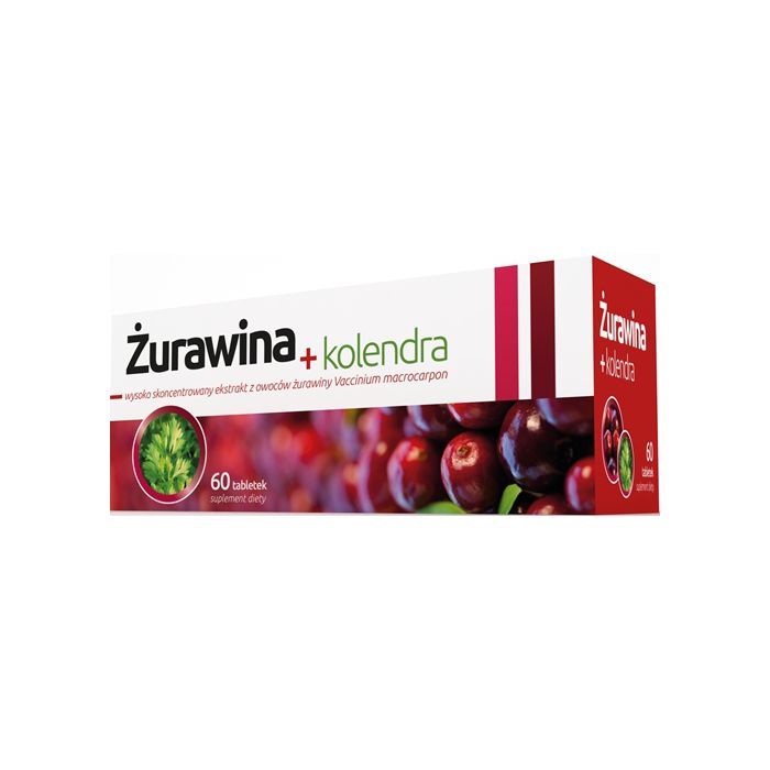 Żurawina + kolendra, tabletki, 60 szt main product photo