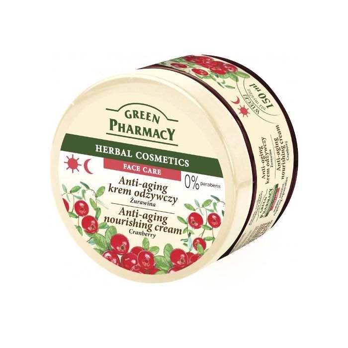 Green Pharm.,krem,anti-aging,odzyw.,Zurawina, 150 ml main product photo