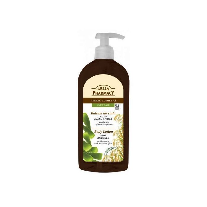 Green Pharm.,bals.,d/ciala,aloes,mleko ryzowe,500ml main product photo