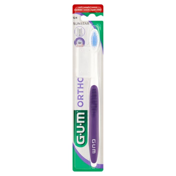 Gum Ortho, szczoteczka do zębów, ortodontyczna, 1 szt. main product photo