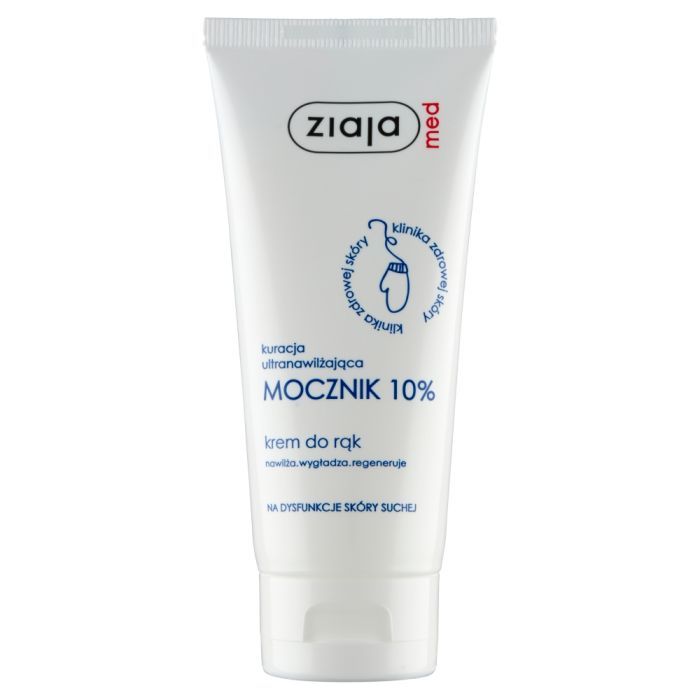 Ziaja Med Kuracja Ultranawilżająca, Mocznik 10%, krem do rąk, 100 ml main product photo