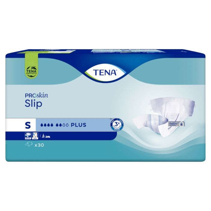 TENA Slip ProSkin Plus, pieluchomajtki, small, 30 szt. main product photo