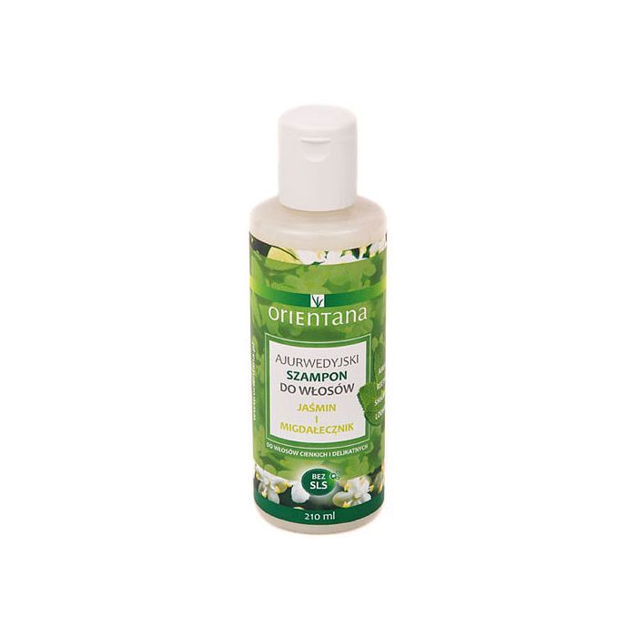 Orientana, szamp.,ajurwed.,jasmin,migdalecznik, 210 ml main product photo